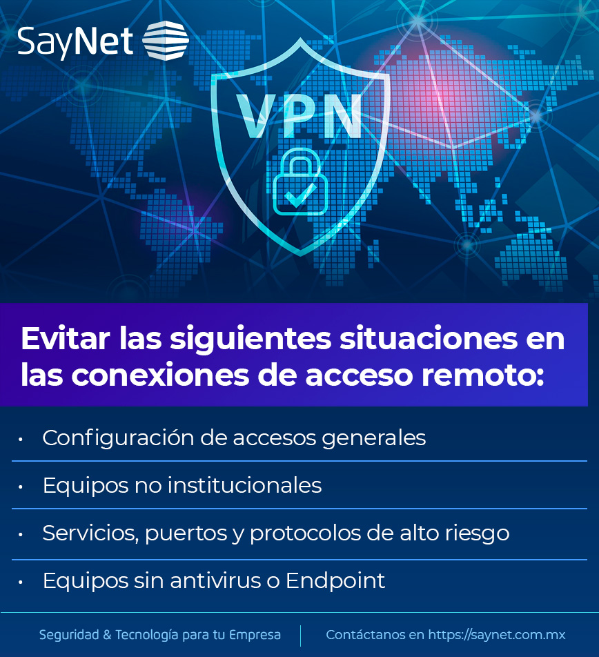 Recomendaciones en ciberseguridad para el uso de la VPN
