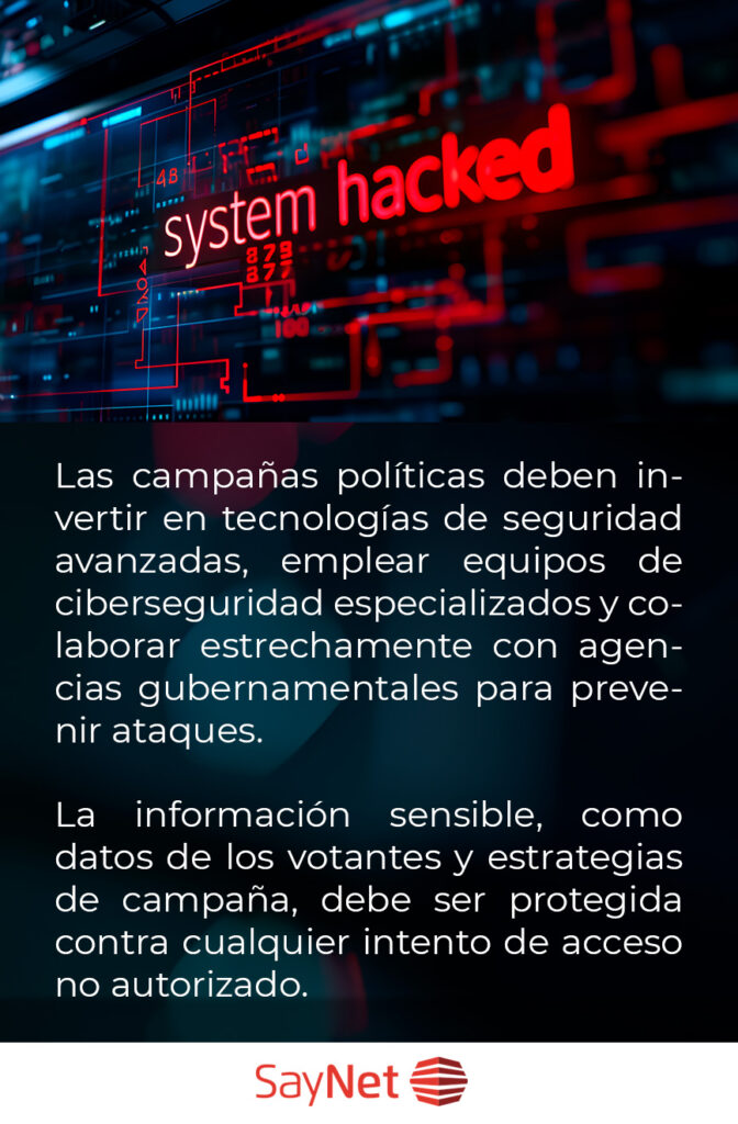 Campaña presidencial en Estados Unidos vuelve a enfrentar desafíos en materia de ciberseguridad